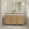 Lorelai 60" Double (Vanity Only Pricing) in Light Natural Oak